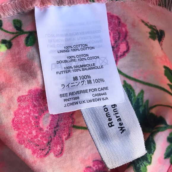 J. Crew crewcuts pink floral dress age 6 - Picture 8 of 8